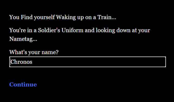 Time and Time again - A Twine Story